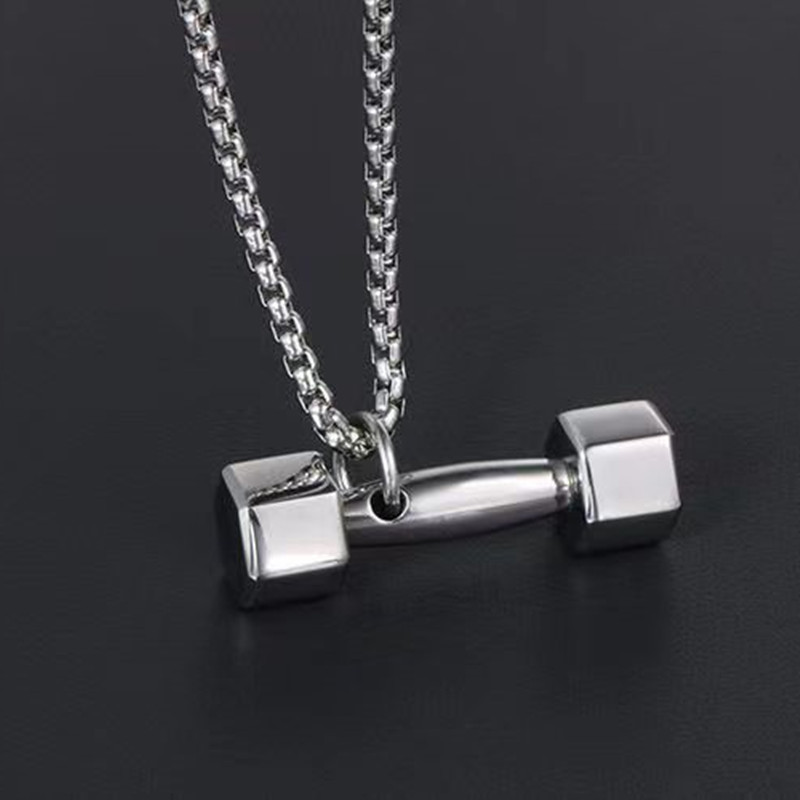 Allsports Equipment - Liontin Barbel Dumbbell Baja Tahan Karat