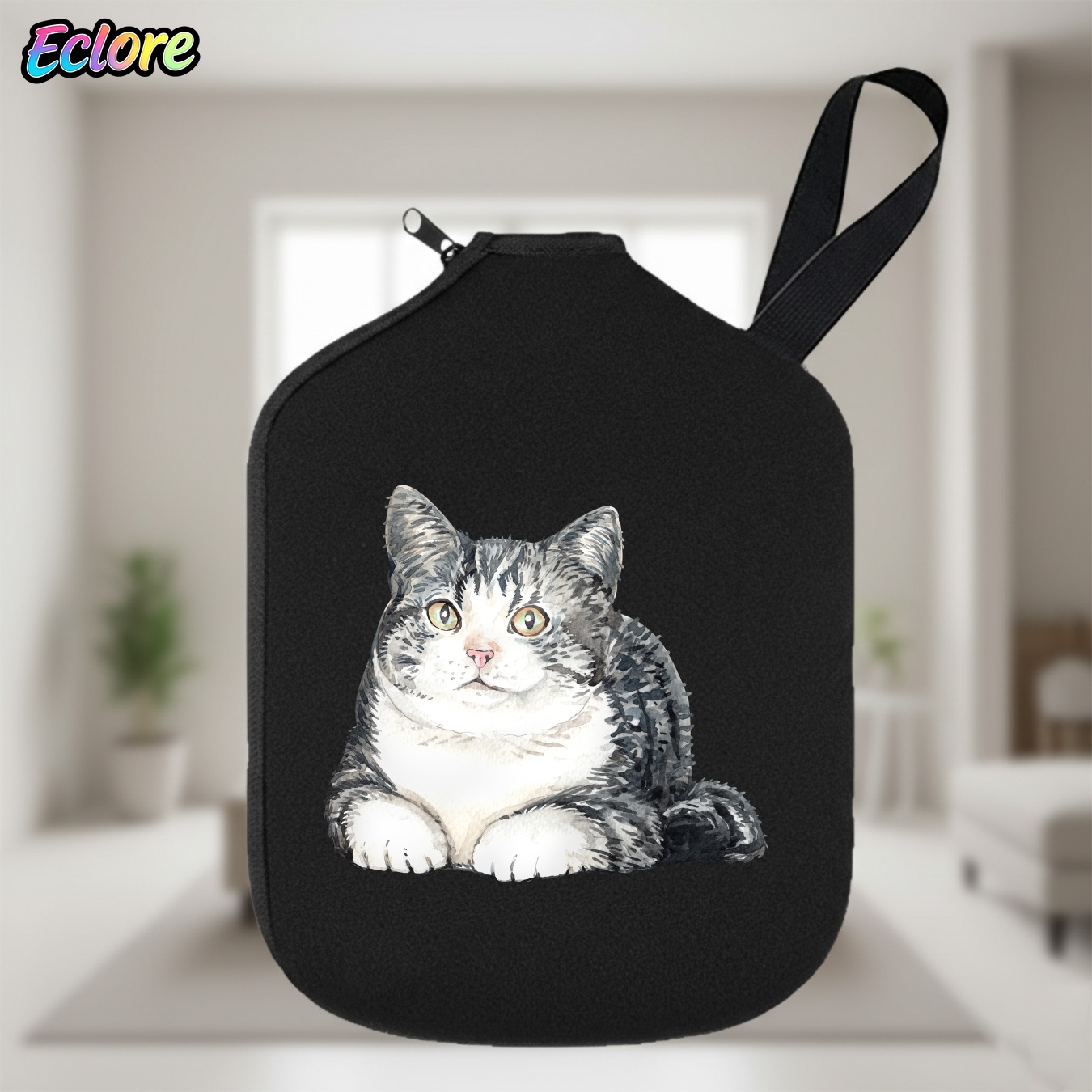 Pickleball Paddle - Penutup Dayung Pickleball Motif Kucing Cat