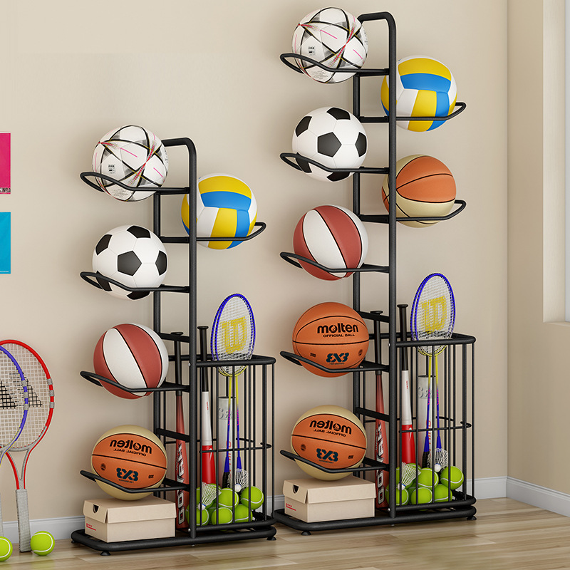 Sports Equipment Holder - Rak Penyimpanan Bola Olahraga Bola Basket