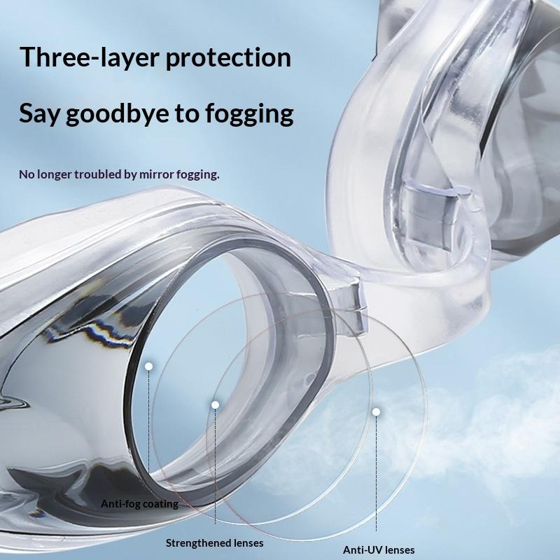 1 Buah Kacamata Silikon HD Tah - Swimming Goggles Anti Fog ulasan dan harga