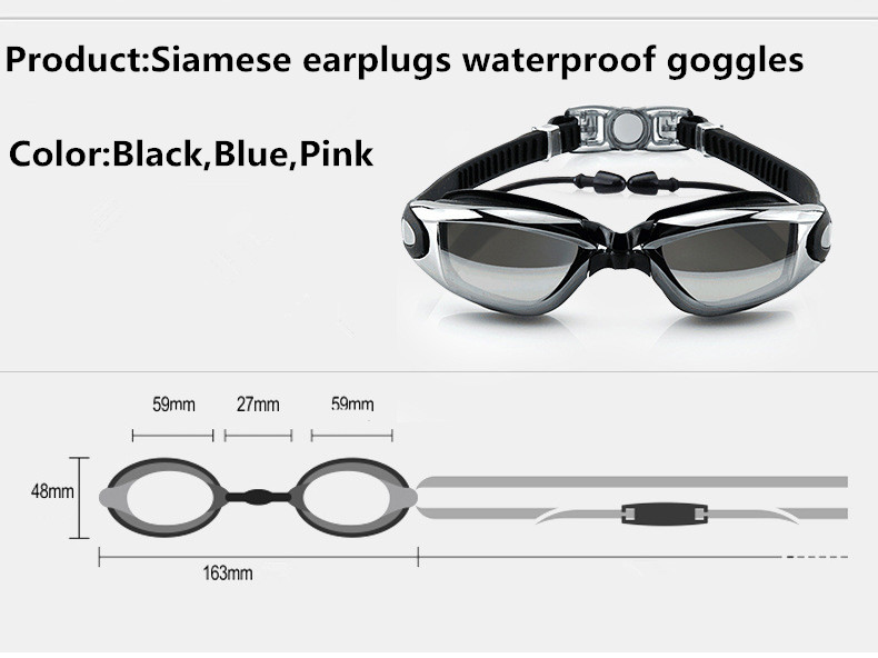Kacamata renang dewasa kolam r - Swimming Goggles Anti Fog ulasan dan harga
